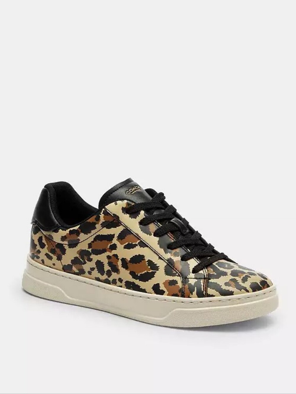 New! Coach High Line Spean With Leopard Print 🐆#CCV98 - Picture 2 of 8